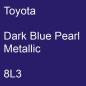 Preview: Toyota, Dark Blue Pearl Metallic, 8L3.